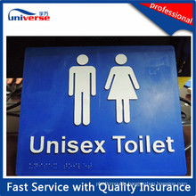 Top Quality Blue Toilet Braille Signs